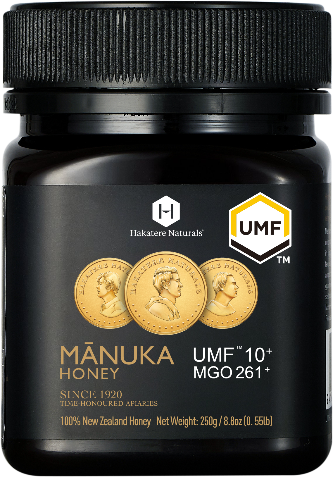 【单瓶包邮包税】Hakatere Naturals Manuka Honey 荷塔威麦卢卡蜂蜜 UMF10+/MGO261+ 250g【保质期2030/05】